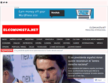 Tablet Screenshot of elcomunista.net